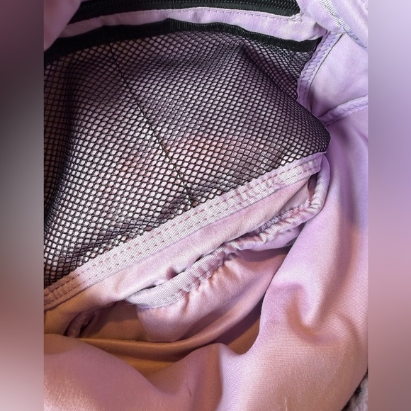 Free People Over Achiever Fleece Sling Bag NWT Steel Purple Lavender - Picture 5 of 5